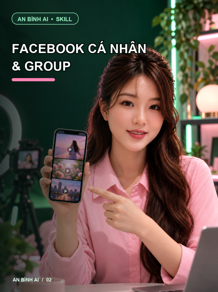 Đăng Facebook cá nhân & Group có kiểm soát — An Bình AI